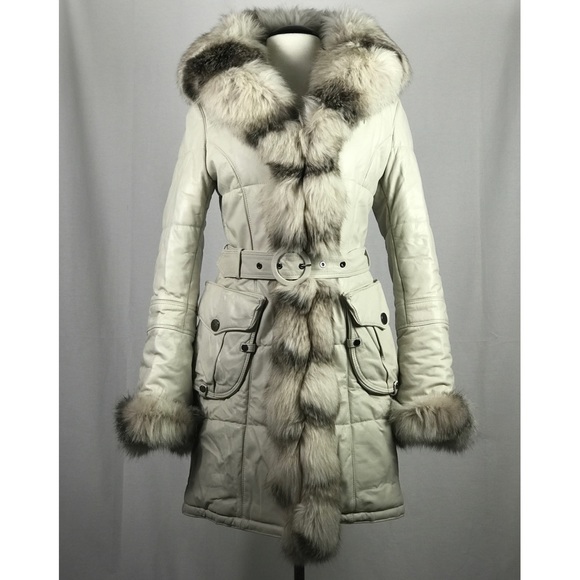 fox fur puffer coat